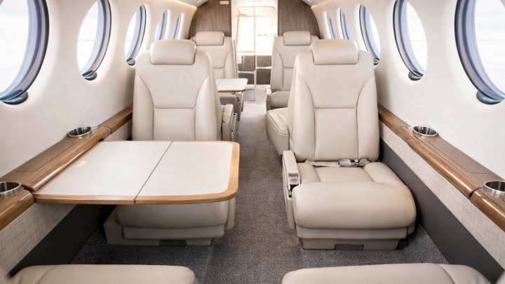 King Air 350 Jet Interior